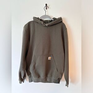 Carhartt Moss Green Hoodie Size Small Middleweight